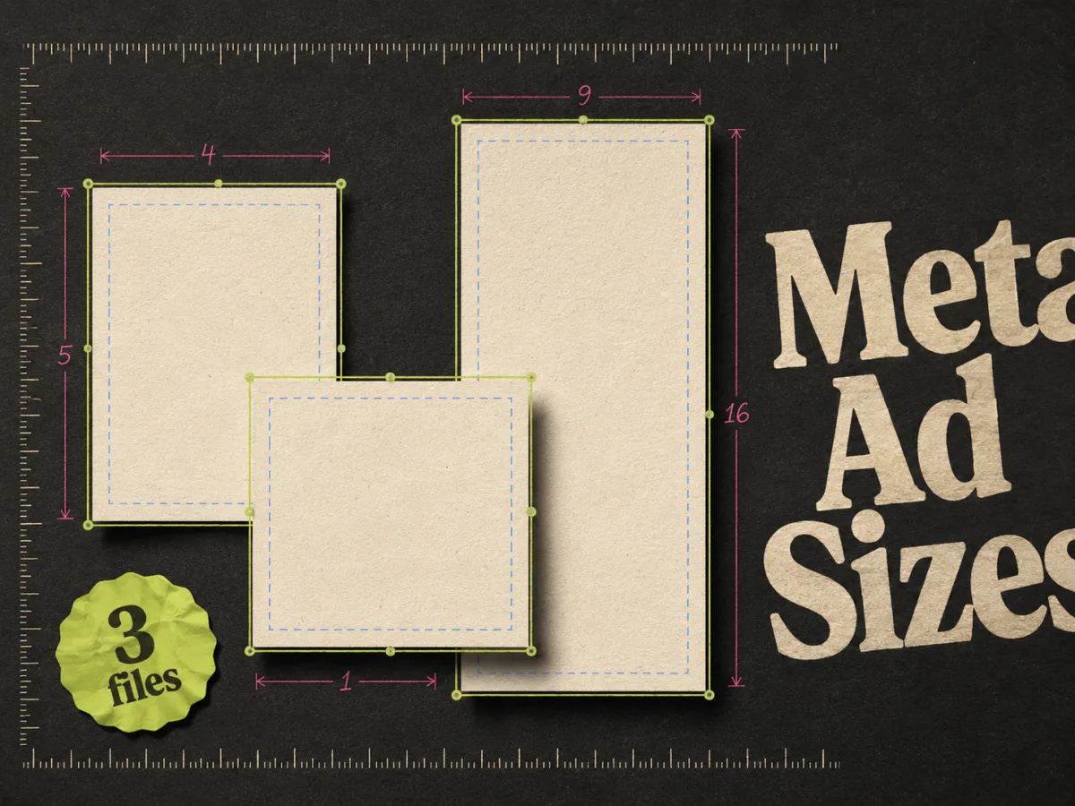 Meta ad sizes: the 3 files most teams actually need