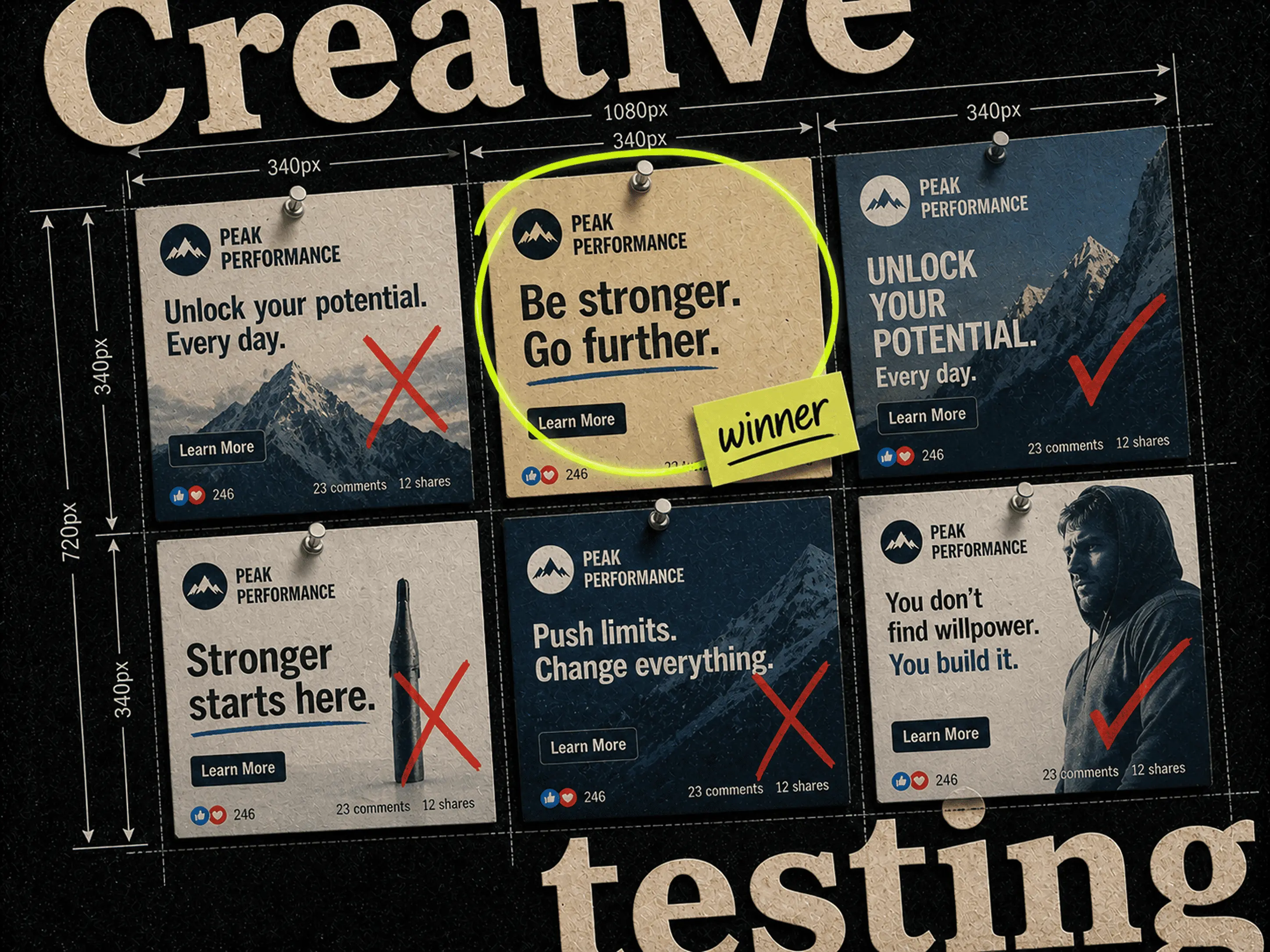 What is creative testing? A 2026 framework for Meta static ads